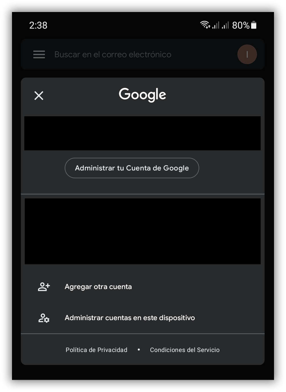 Paso 1 - Acceso al menú de configuración