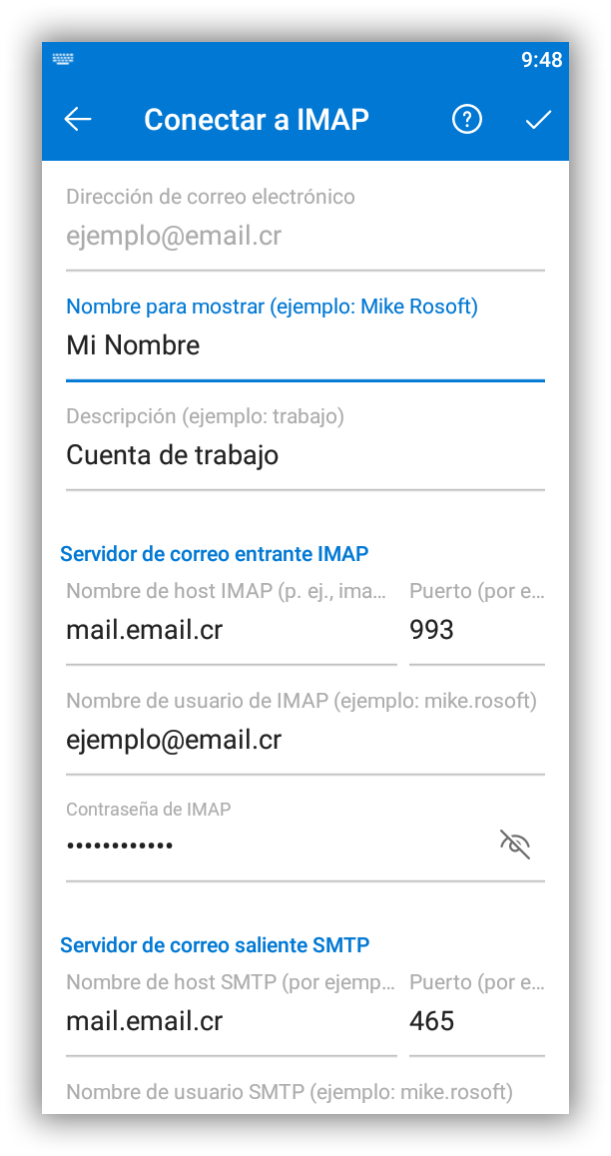 Paso 4 - Ingreso de contraseña