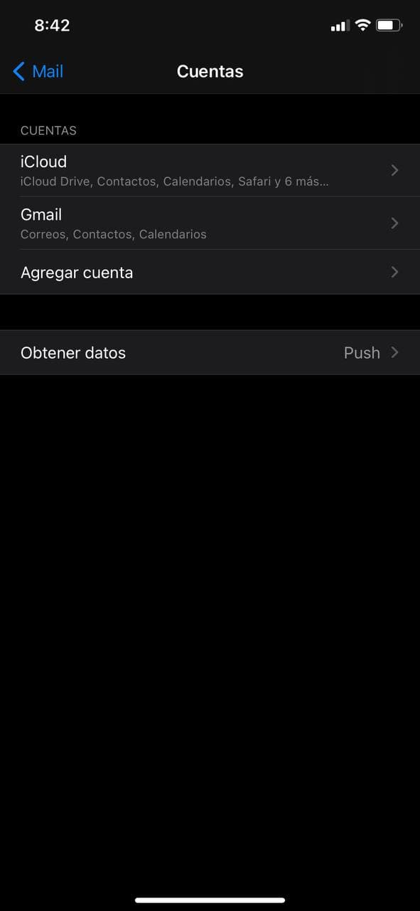 Paso 3 - Selección de tipo de cuenta