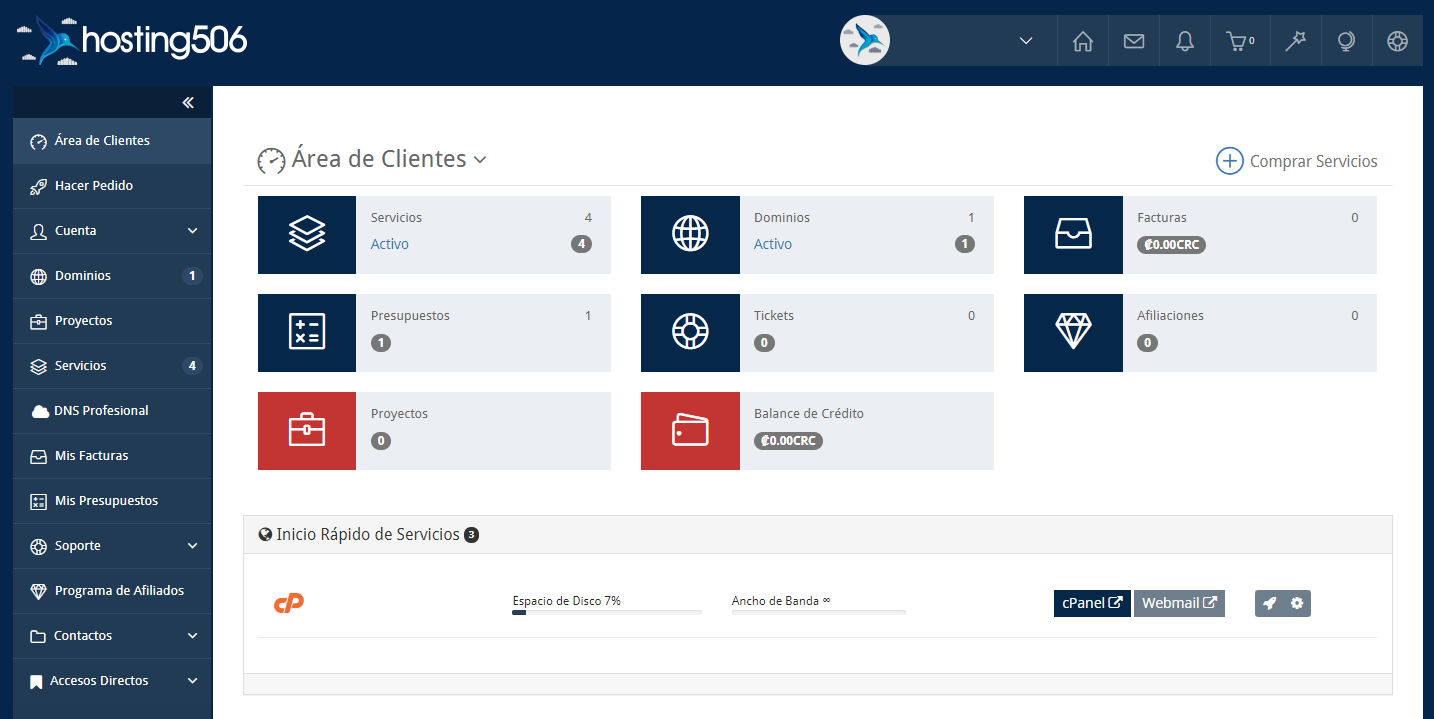 Paso 1 - Acceder al Área de Clientes
