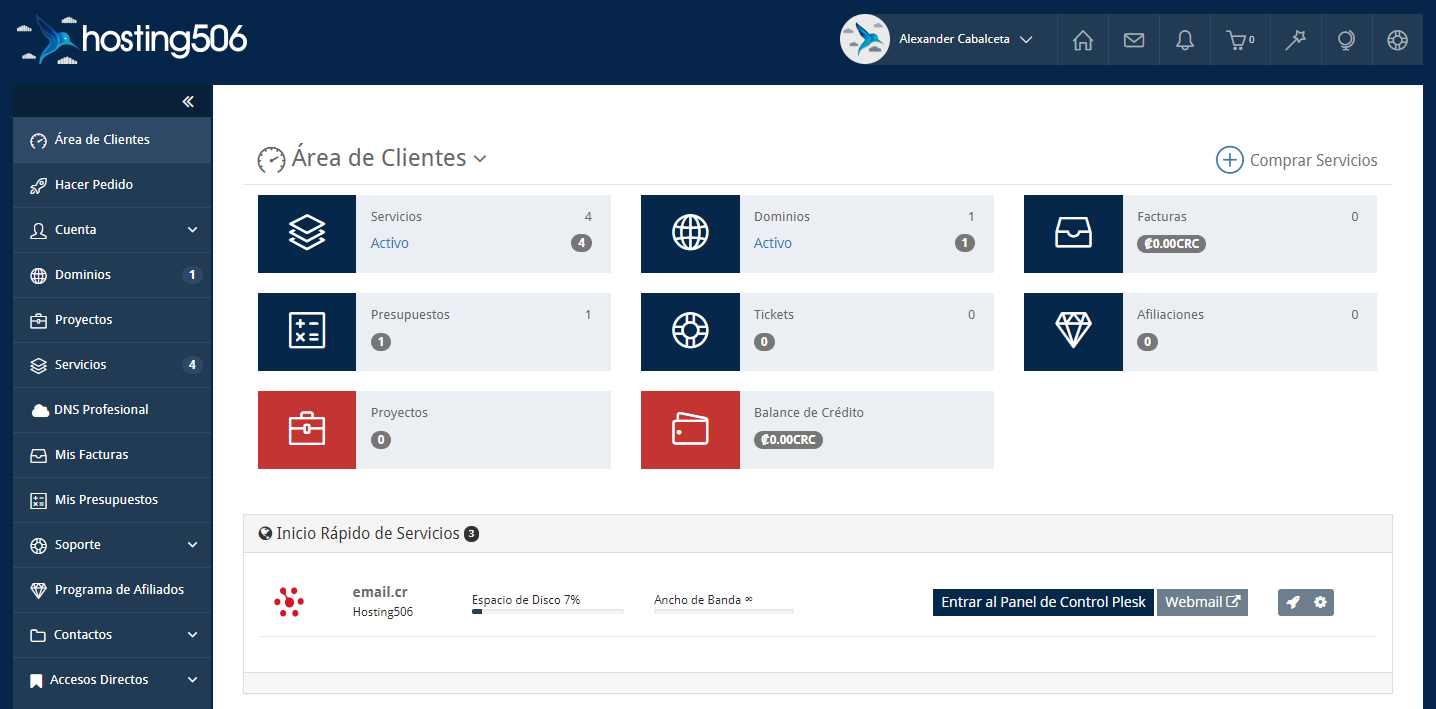 Paso 1 - Acceder al Área de Clientes