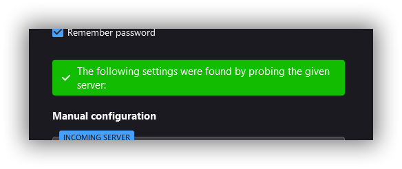 Paso 3 - Prueba de conexión exitosa